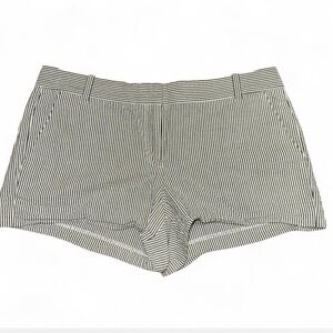 J Crew Striped Gray and White Women's Shorts